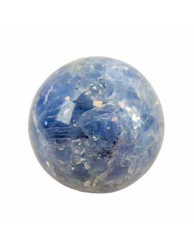 Blue Calcite Sphere - diameter 6 cm - 320g - unique piece