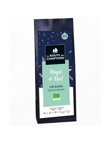 Organic White Tea "Christmas Snows" Bulk Bag 50g - fruity and spicy