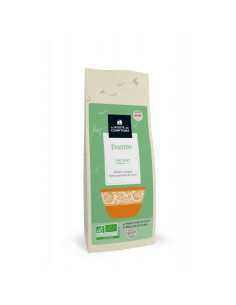Organic Green Tea "Evasion" Bulk Bag 100g - Natural Flavors Mint and Fruit