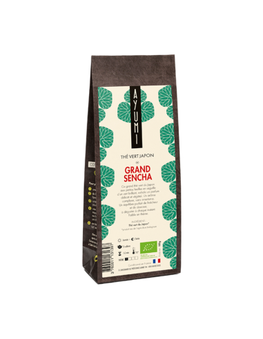 Premium Organic Green Tea "Grand Sencha" Bulk Bag 100g