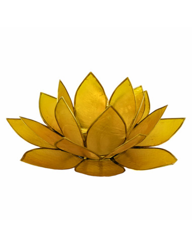 Lotus Flower 3rd Chakra Candle Holder - Solar Plexus Chakra