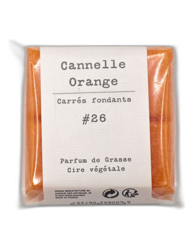 Pastiglie di cera profumate "Cinnamon Orange" di Drake