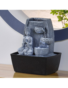 Fontana coperta Zen feng shui led, acquistare arredi asiatici.