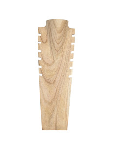 Bust display necklaces, serrated solid wood gross H50cm