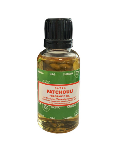Huile parfumée "patchouli" 30ml - Satya Sai baba