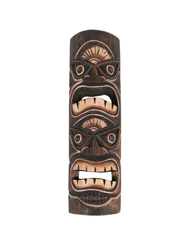 Tiki mask solid wood h50cm. Handcrafted