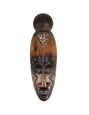 Maschera africana in legno 30cm arredamento etnico africano.