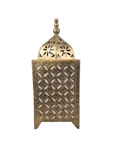 Lanterna marocchina 40cm in metallo dorato