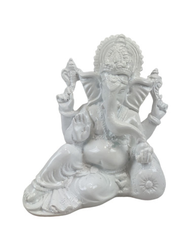 Elongated Ganesh Statuette in Lacquered Resin 12cm