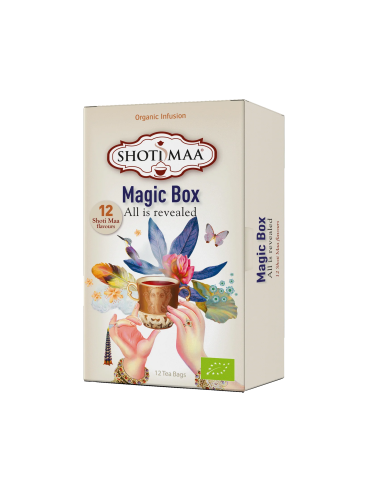 Shoti Maa Magic Box. Assortment of 12 organic teas and infusions.