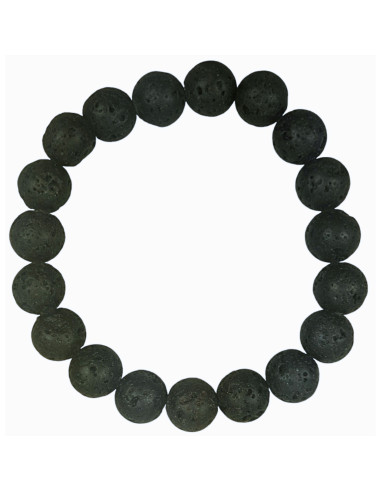 Lava Stone Bracelet - 10mm Balls