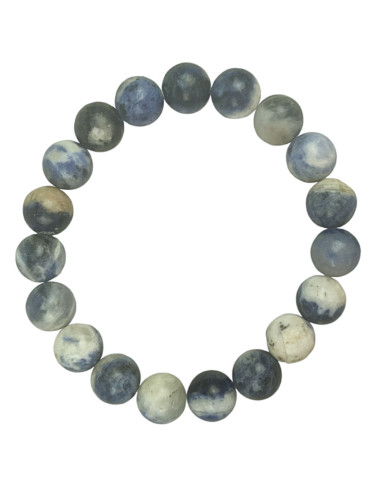 Bracciale Sodalite Naturale - Palline 10mm