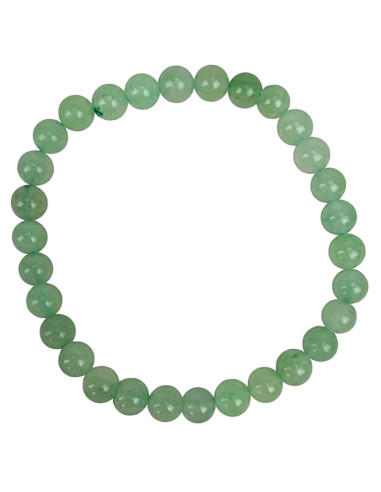 Bracciale Avventurina AAA - Palline da 6mm