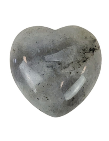 Natural Labradorite Heart-shaped Stone 20g