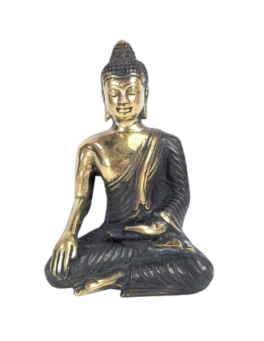 Statuette Bouddha Zen en laiton 11cm