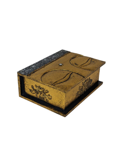 Jewelry Box 15cm The Buddha's Eyes | Gold & Silver