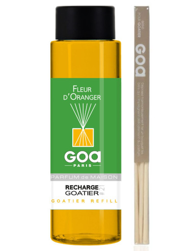 Orange Blossom Perfume Refill - Goa 250ml + 1 Rattan Pack