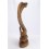 Statue Serpent / Cobra H25cm en bois exotique sculpté main